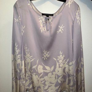 Ellen Tracy, XL, Lilac & White